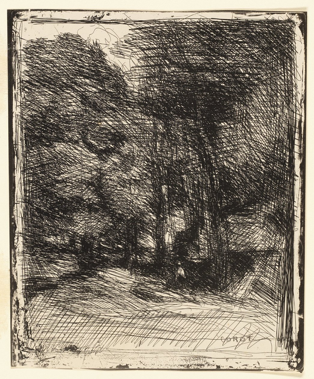 Souvenir de Bas-Bréau - Jean Baptiste Camille Corot