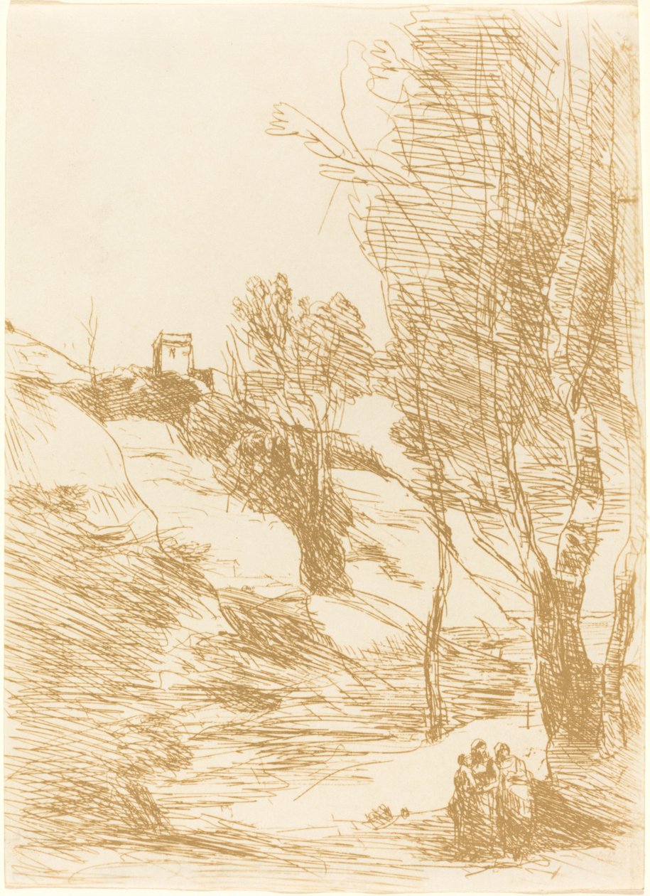 Souvenir de Salerne, 1871 - Jean Baptiste Camille Corot