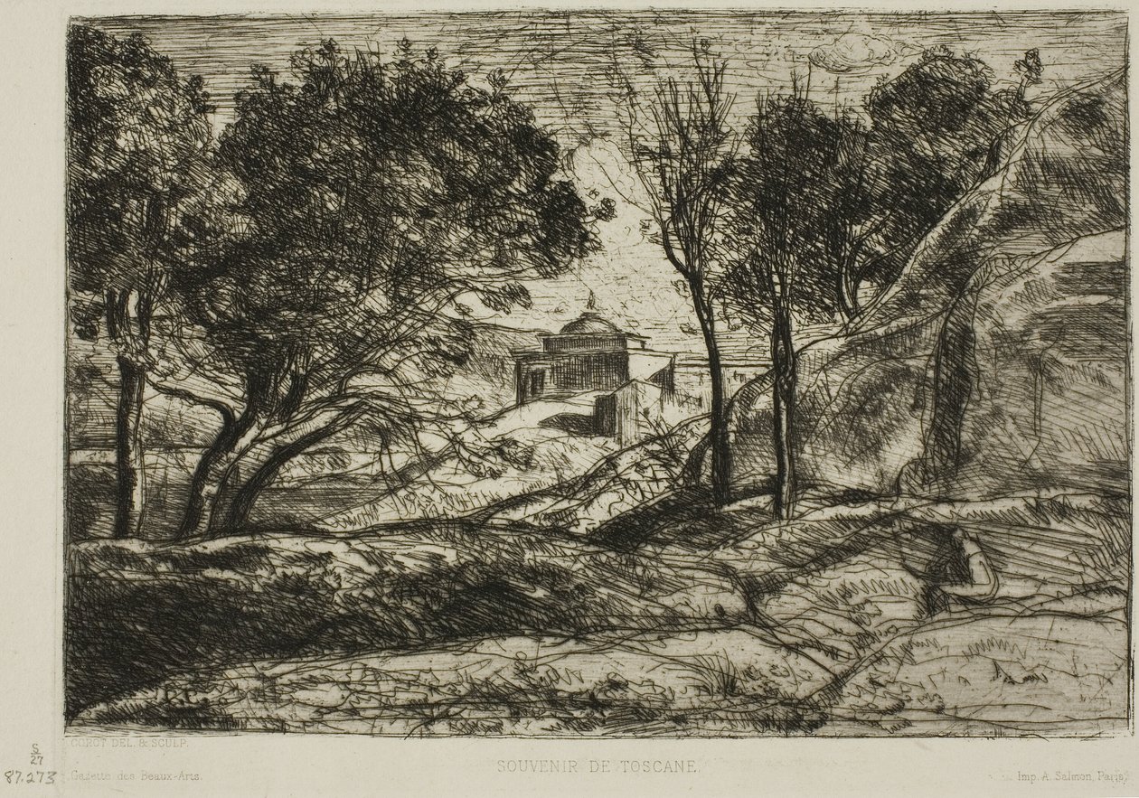 Souvenir de Toscane - Jean Baptiste Camille Corot