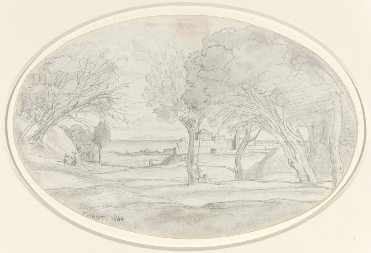 Souvenir de Toscane, 1844 - Jean Baptiste Camille Corot