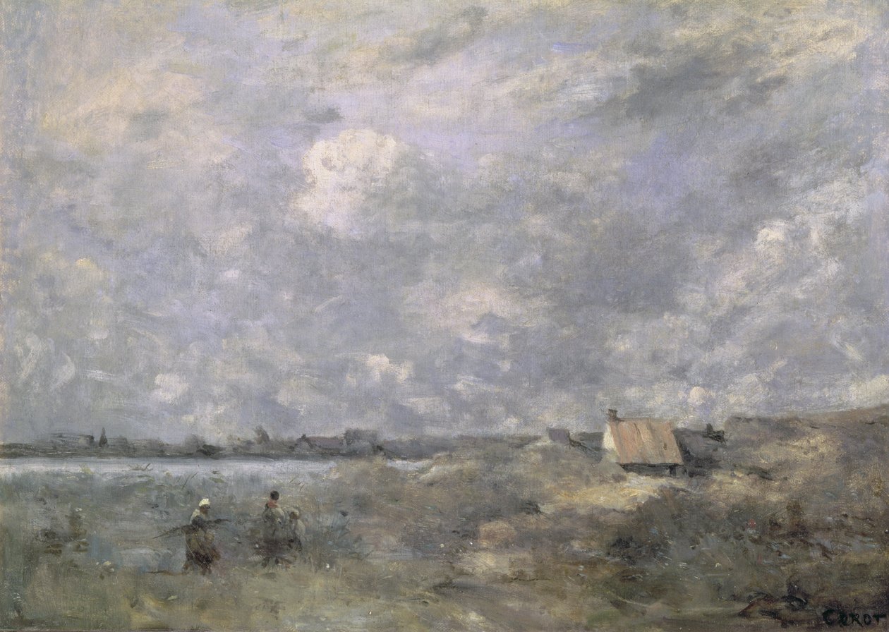 Temps orageux, Pas de Calais - Jean Baptiste Camille Corot