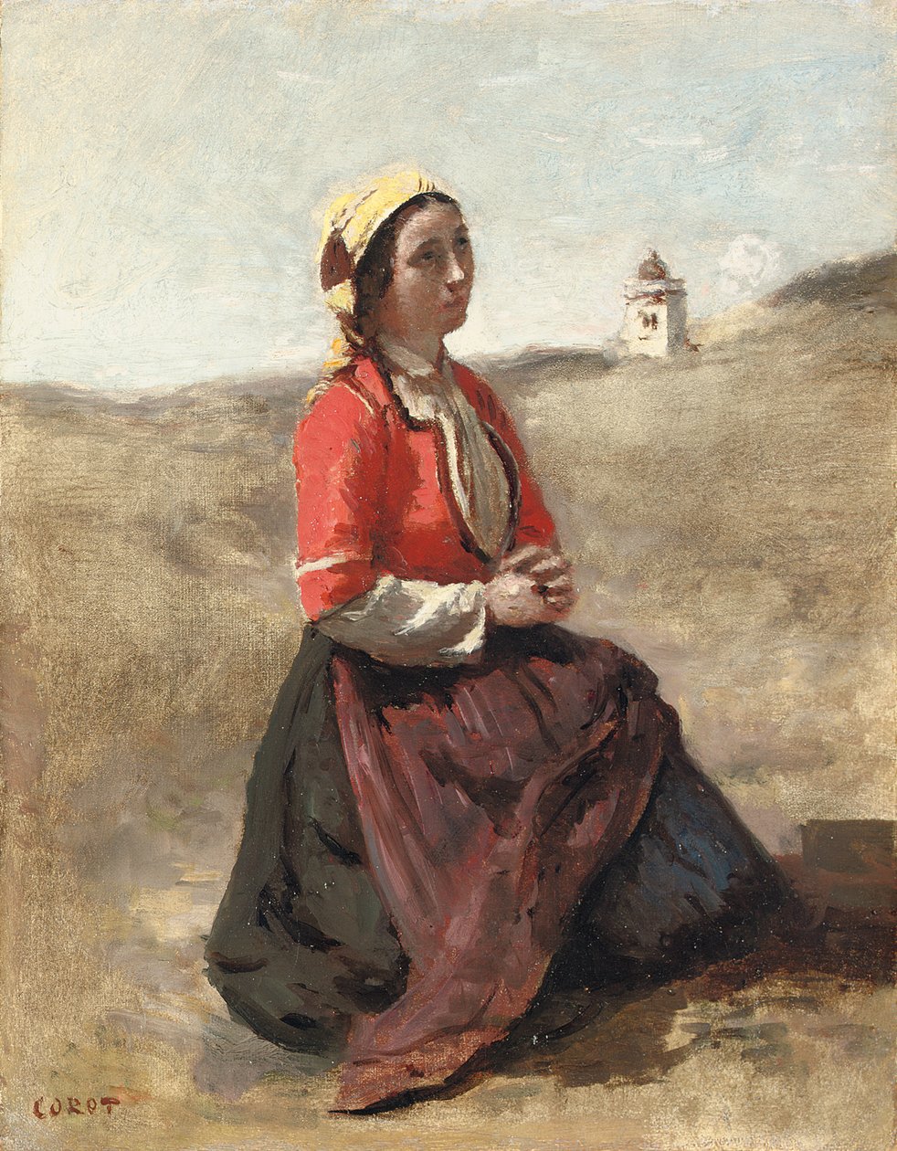 Le Breton en prière - Jean Baptiste Camille Corot