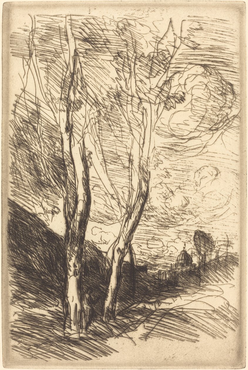 La cathédrale de Florence Le Dôme florentin - Jean Baptiste Camille Corot