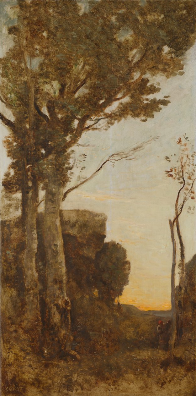 Les quatre moments de la journée (matin) - Jean Baptiste Camille Corot