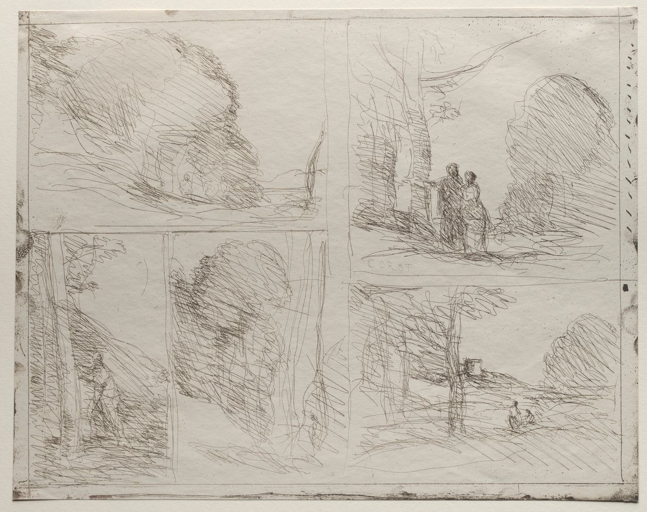 Le jardin de Périclès ; La ruelle du peintre ; Gribouillage ; Le grand bûcheron ; La tour d