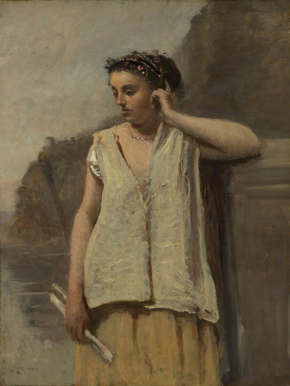 La Muse : Histoire, vers 1865 - Jean Baptiste Camille Corot
