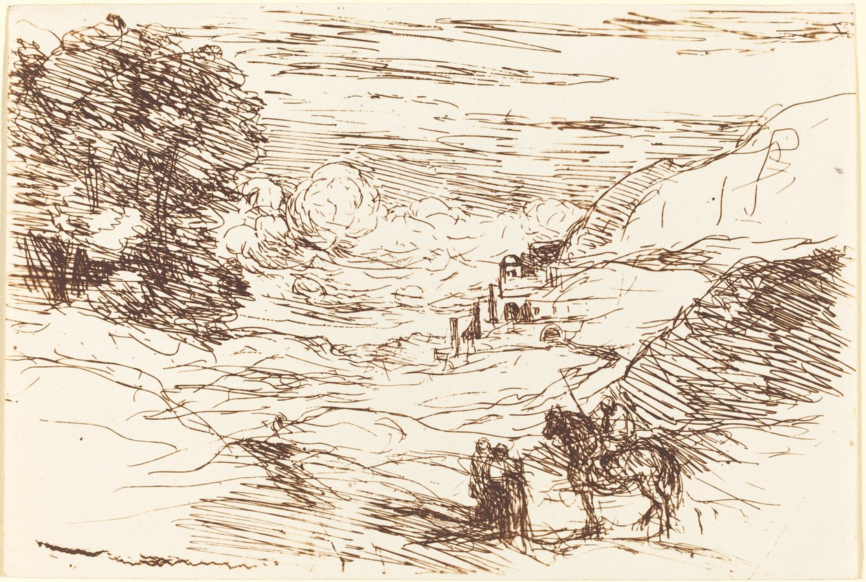 Les Paladins - Jean Baptiste Camille Corot