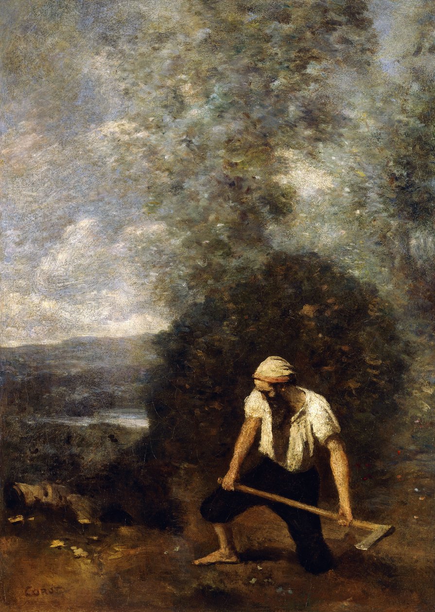 Le Bûcheron - Jean Baptiste Camille Corot