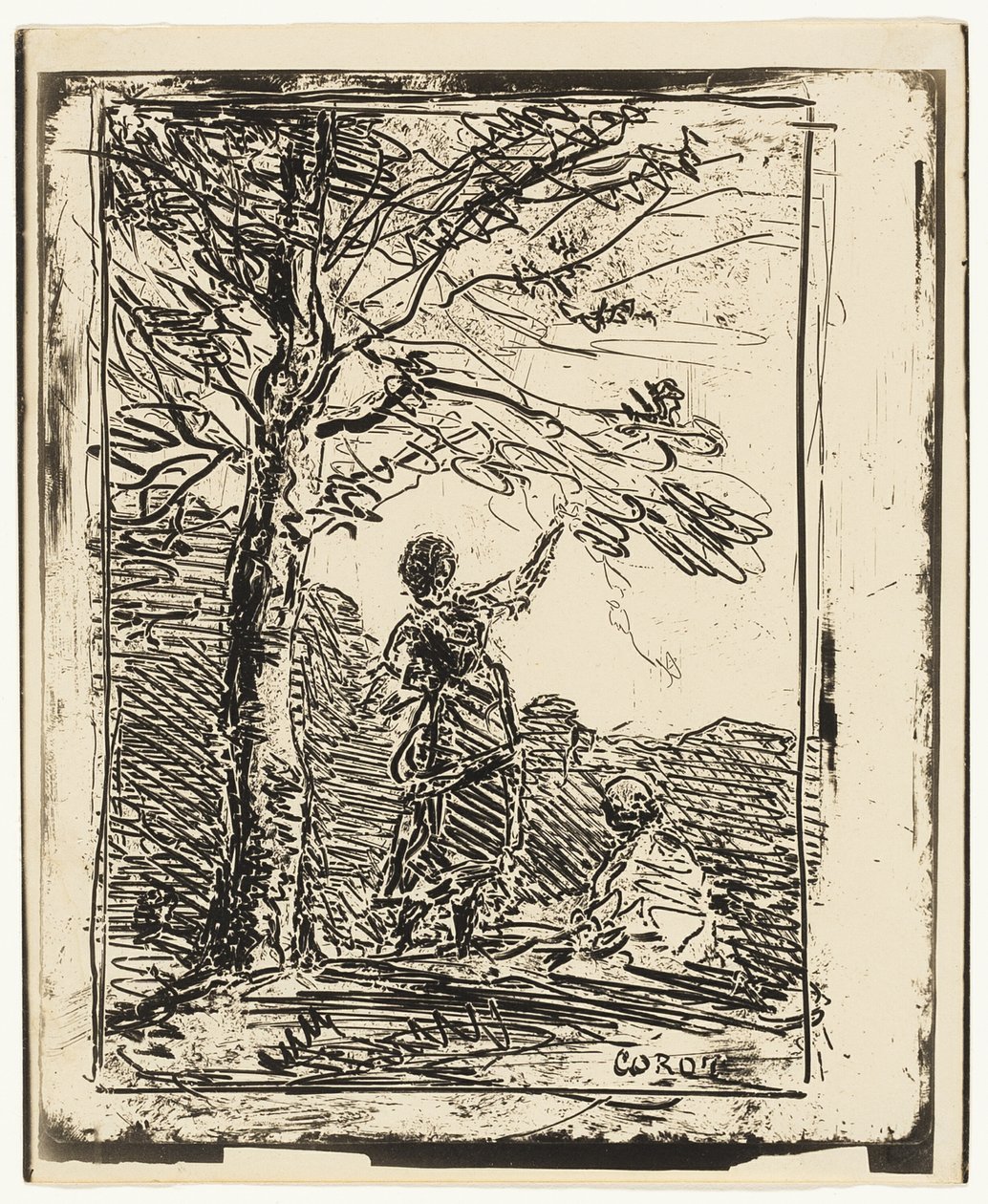 La jeune fille et la mort - Jean Baptiste Camille Corot