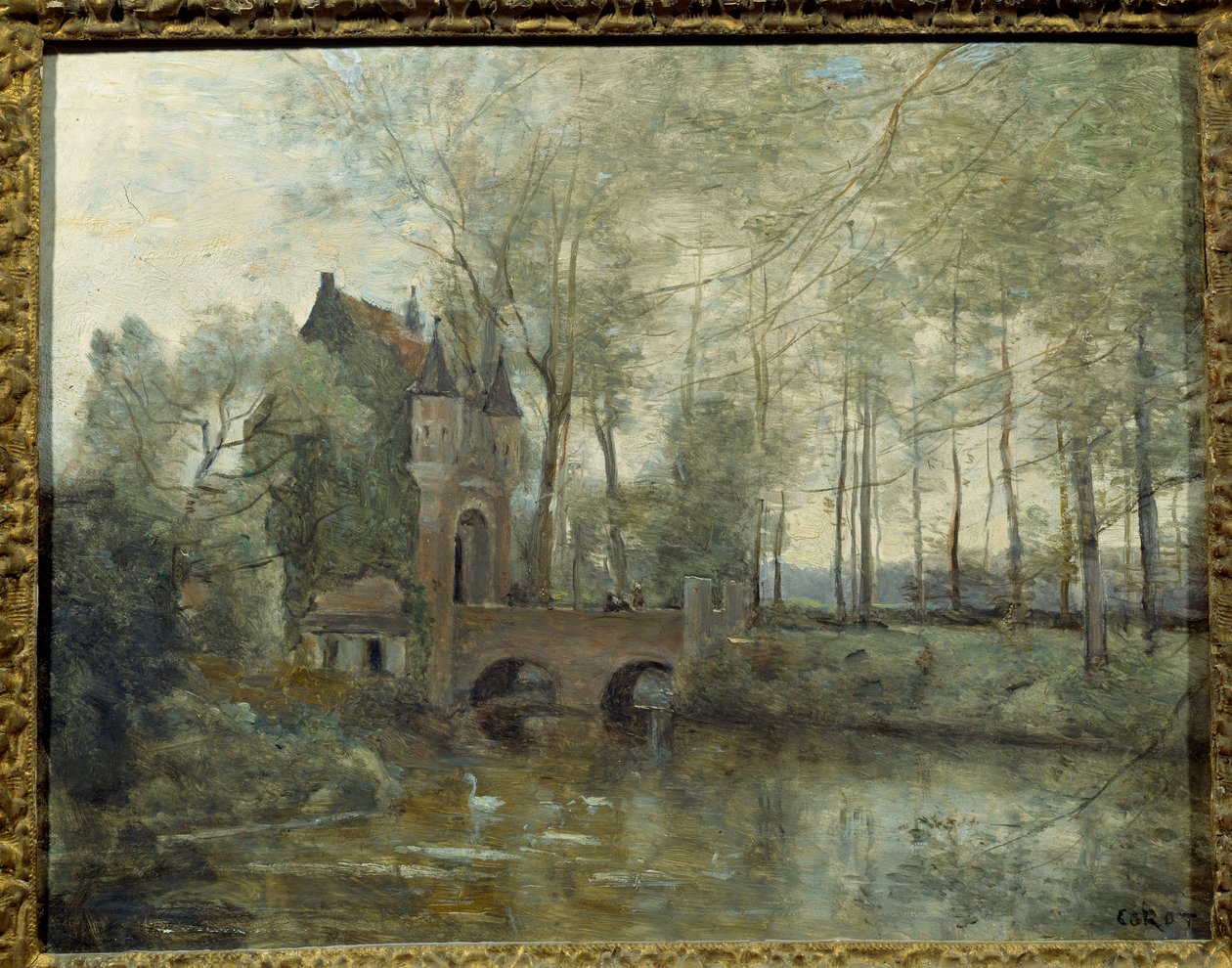 Le château de Wagnouville - Jean Baptiste Camille Corot