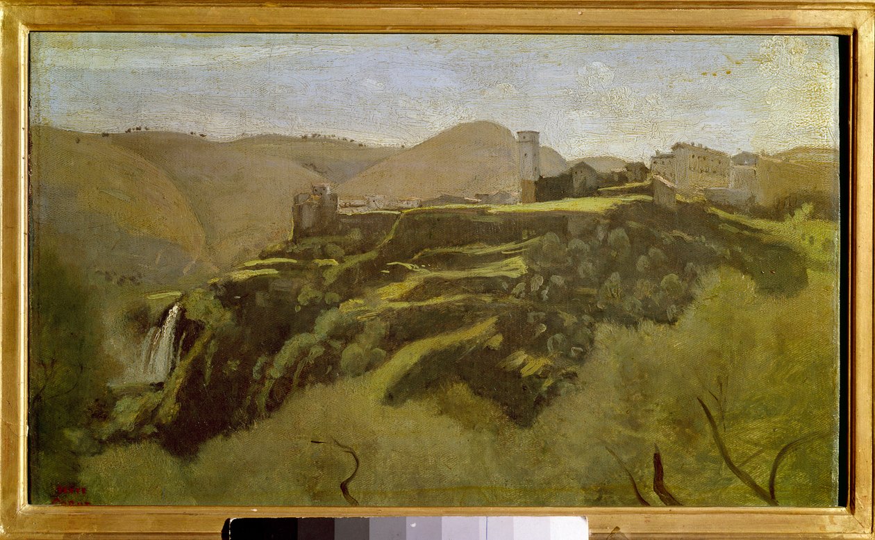 Vue des cascatelles par Tivoli - Jean Baptiste Camille Corot