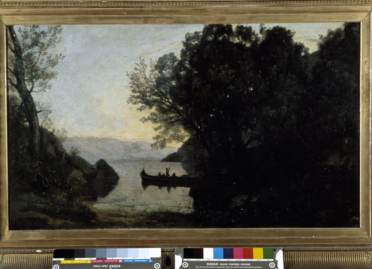 Vue prise de Riva, Tyrol italien - Jean Baptiste Camille Corot