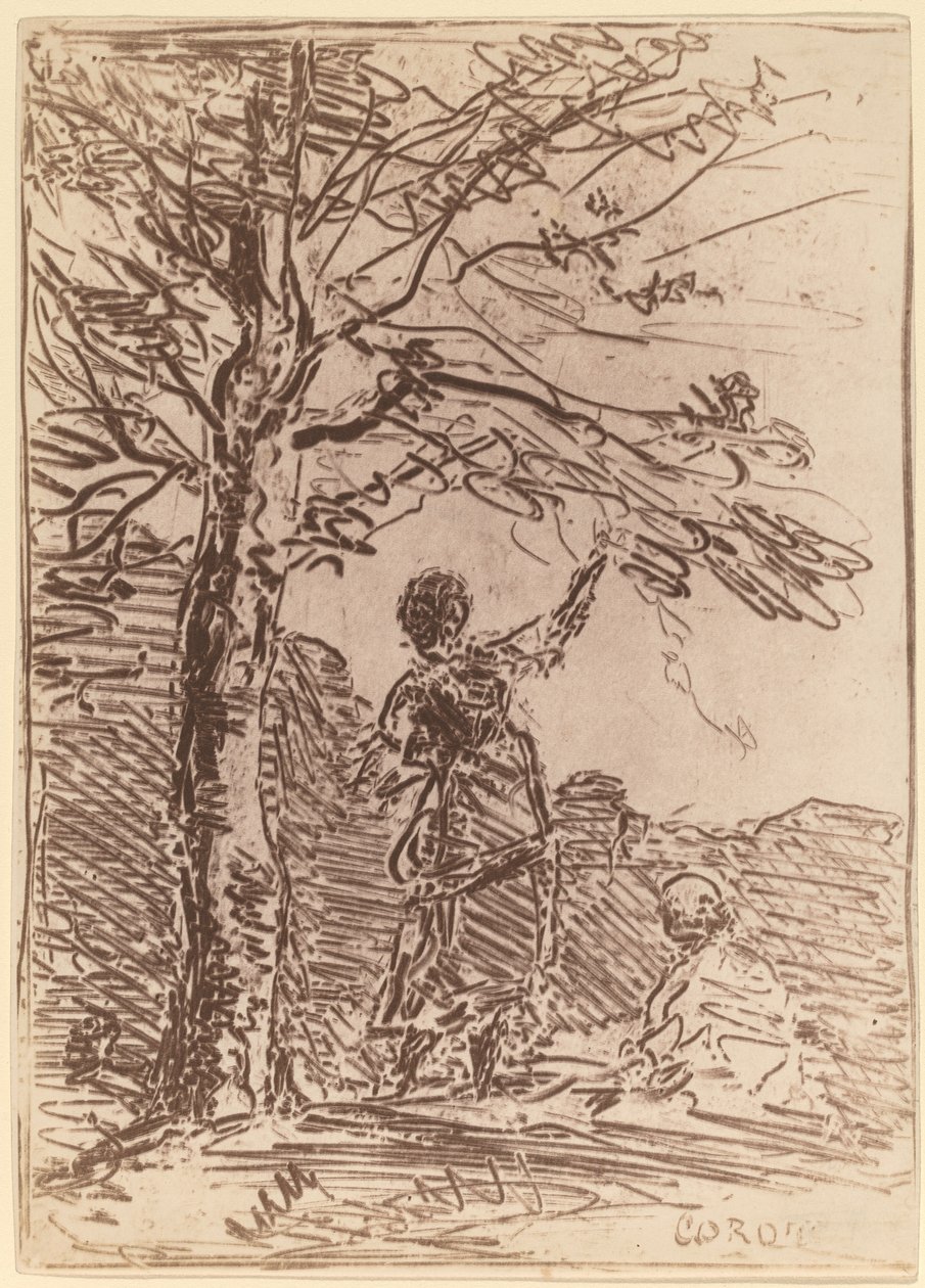 Jeune Femme et la Mort, 1854 - Jean Baptiste Camille Corot