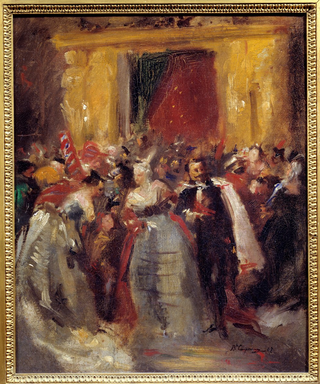 Bal costumé au palais des Tuileries: Napoléon III et la Comtesse de Castiglione - Jean Baptiste Carpeaux