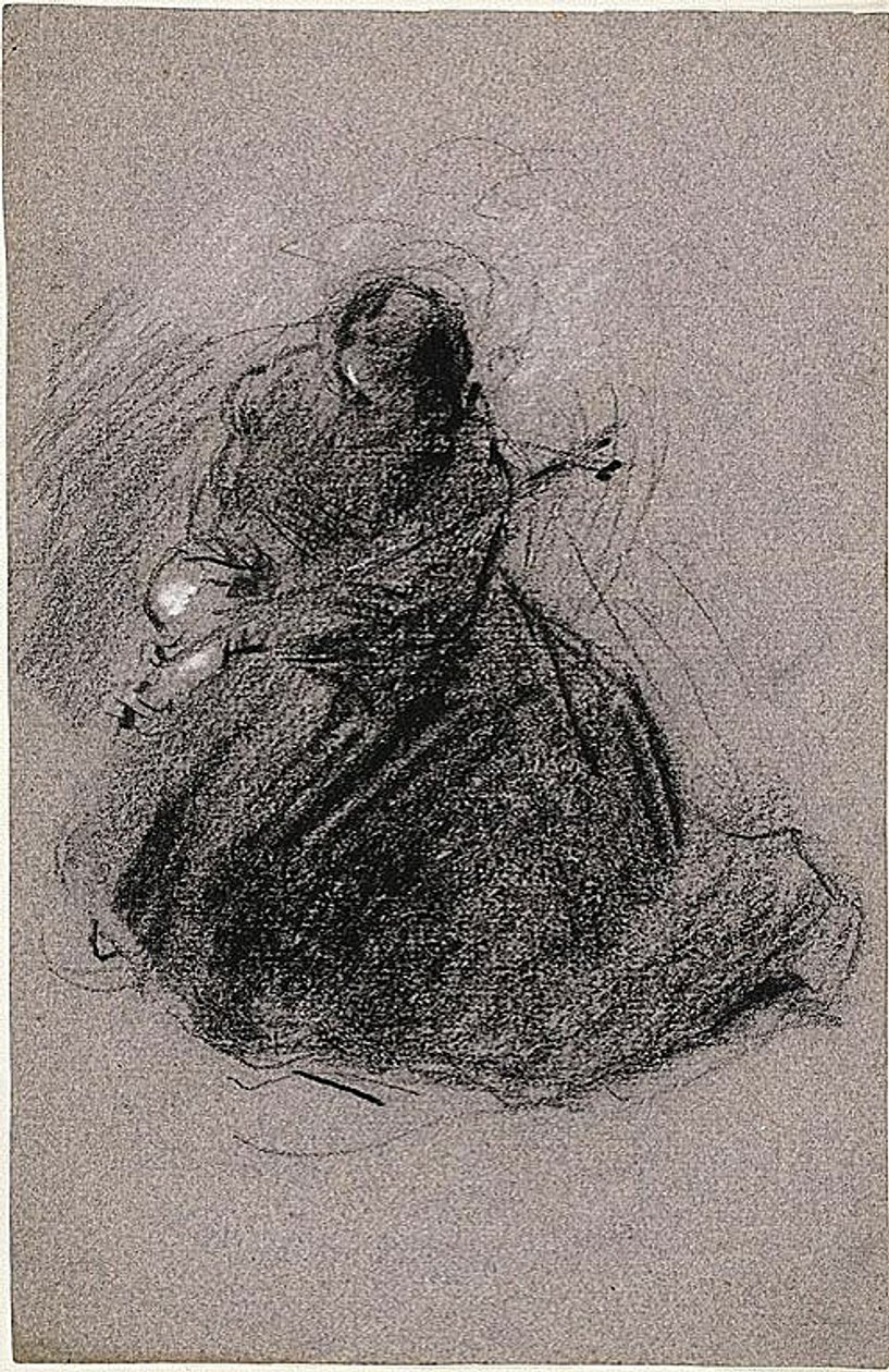 Saint François (recto) ; Deux figures (verso) - Jean-Baptiste Carpeaux