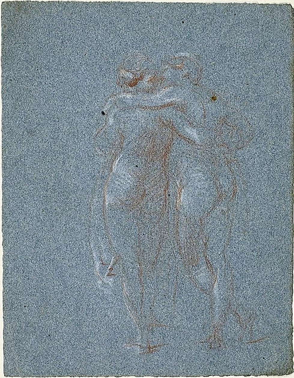 Deux figures debout, s