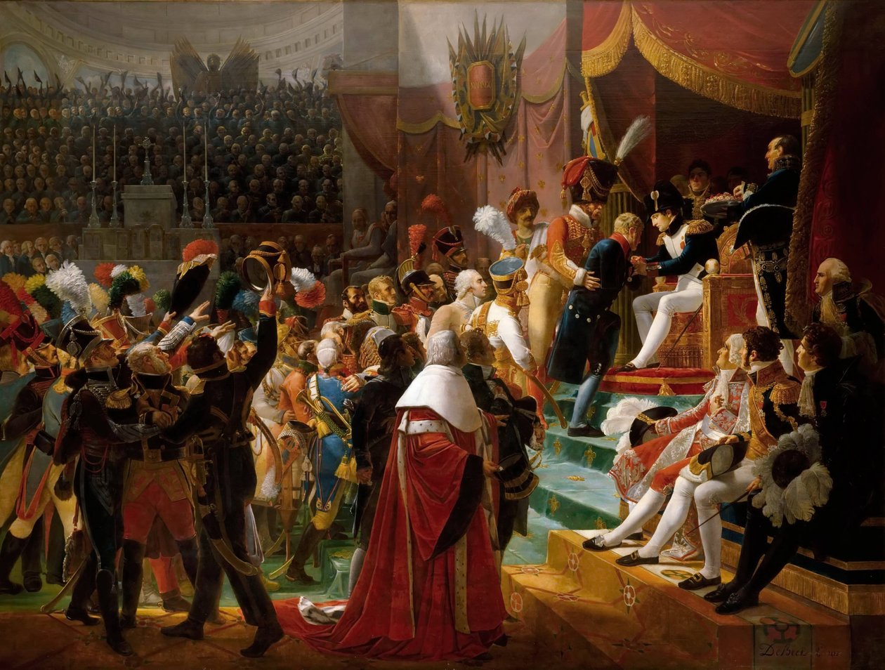 Première distribution des décorations de la Légion d