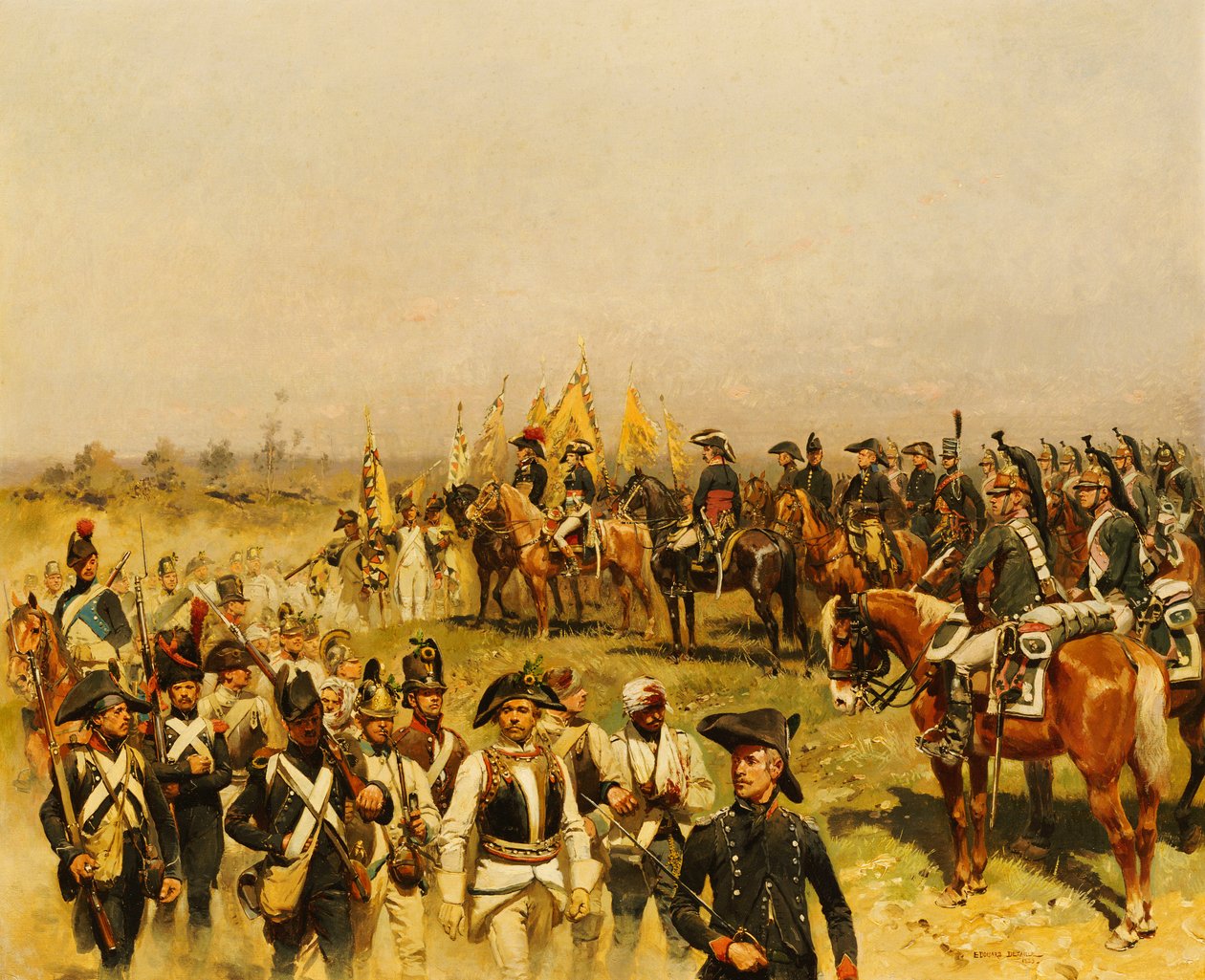Napoléon commandant une vue des prisonniers - Jean-Baptiste Edouard Detaille