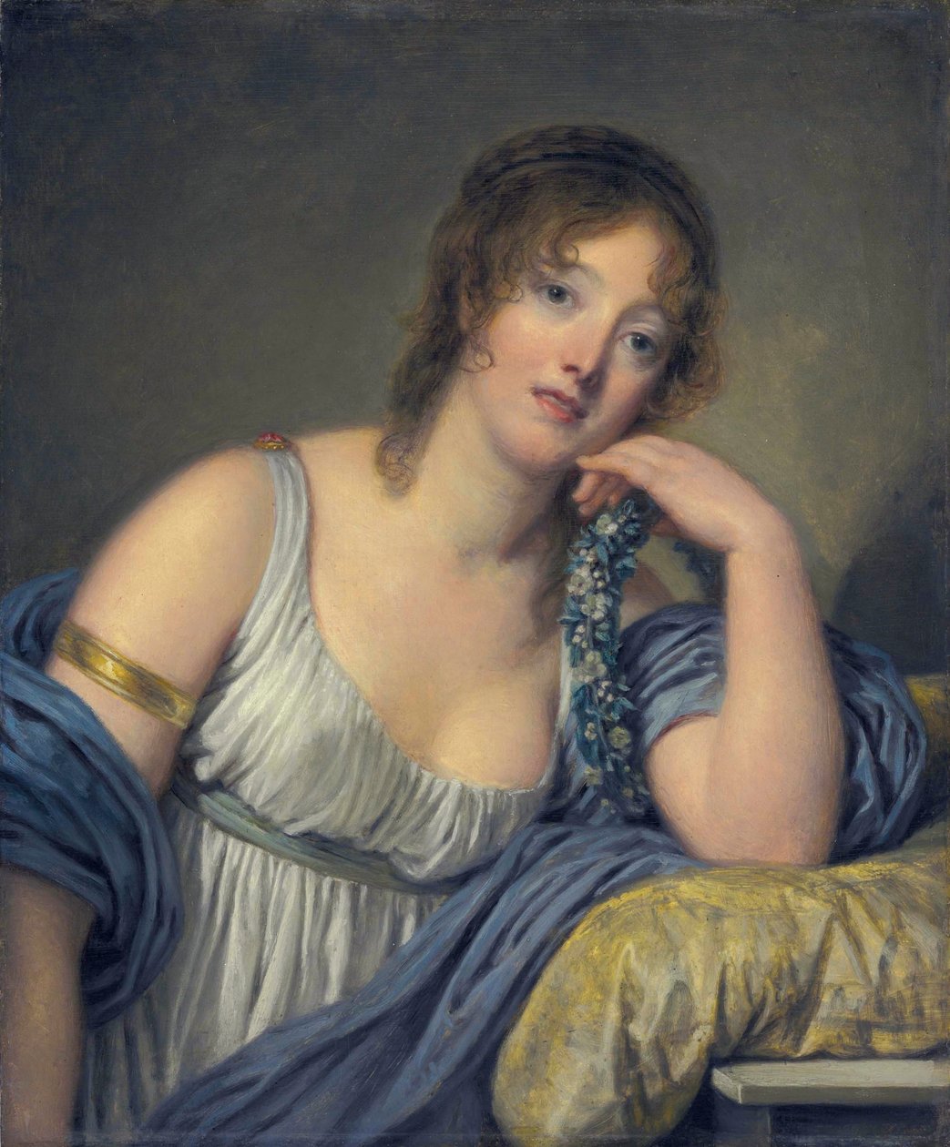 Jeanne Philiberte Ledoux, by Jean-Baptiste Greuze - Jean Baptiste Greuze