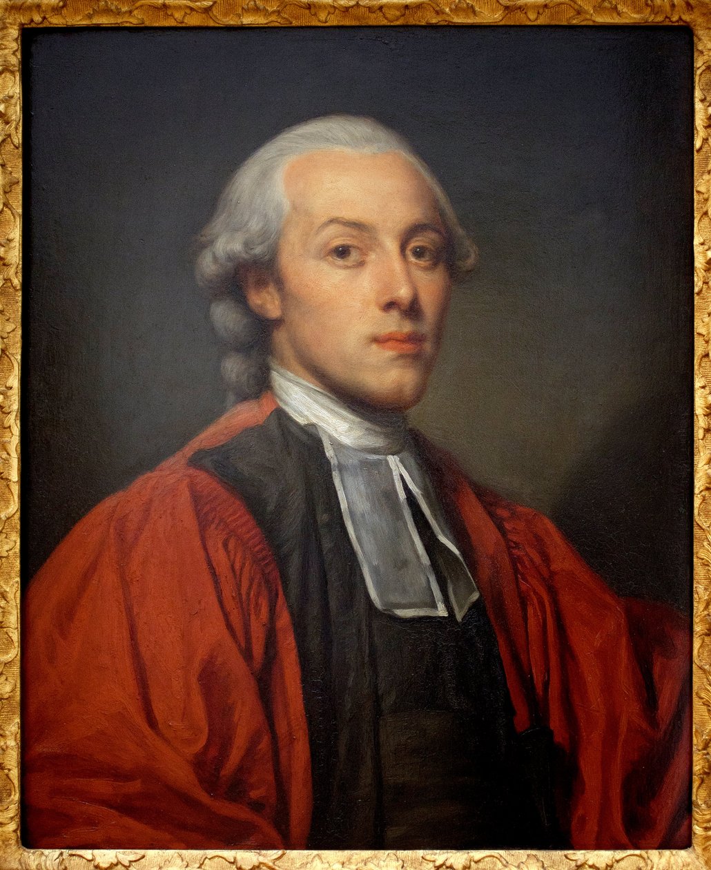 Portrait de Charles Paul Jean Baptiste de Bourgevin de Vialart de Saint Morys (1772-1817), conseiller à la Grand-Chambre du Parlement de Paris. Peinture par Jean Baptiste Greuze (1725-1805), huile sur bois. Art français - Jean Baptiste Greuze