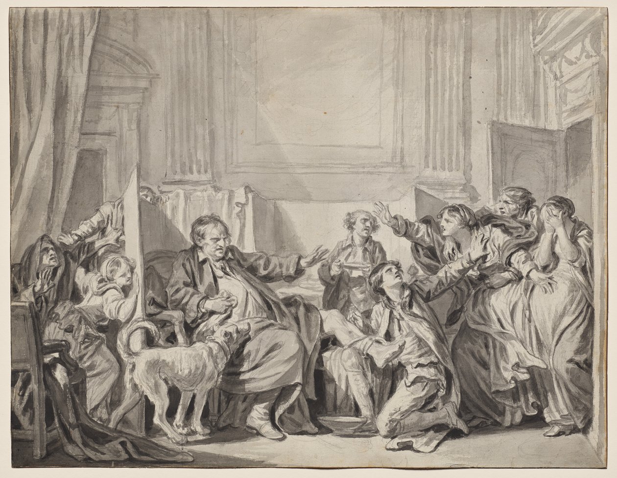 La fille coupable et repentante - Jean Baptiste Greuze