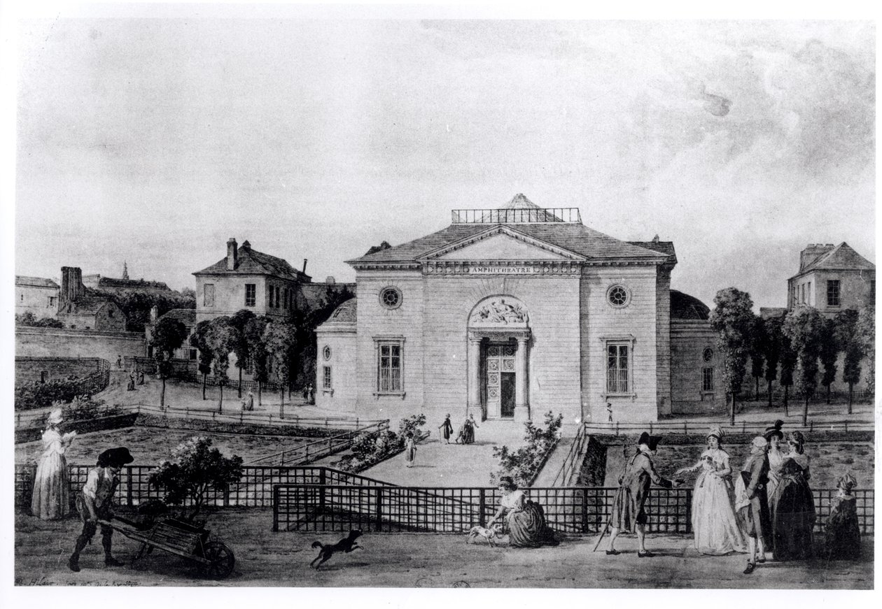 Le Grand Amphithéâtre du Jardin des Plantes à Paris, en 1794, de 