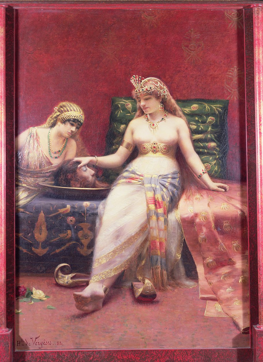 Salomé avec la Tête de Jean-Baptiste, 1882 - Jean Baptiste Hippolyte de Vergeses
