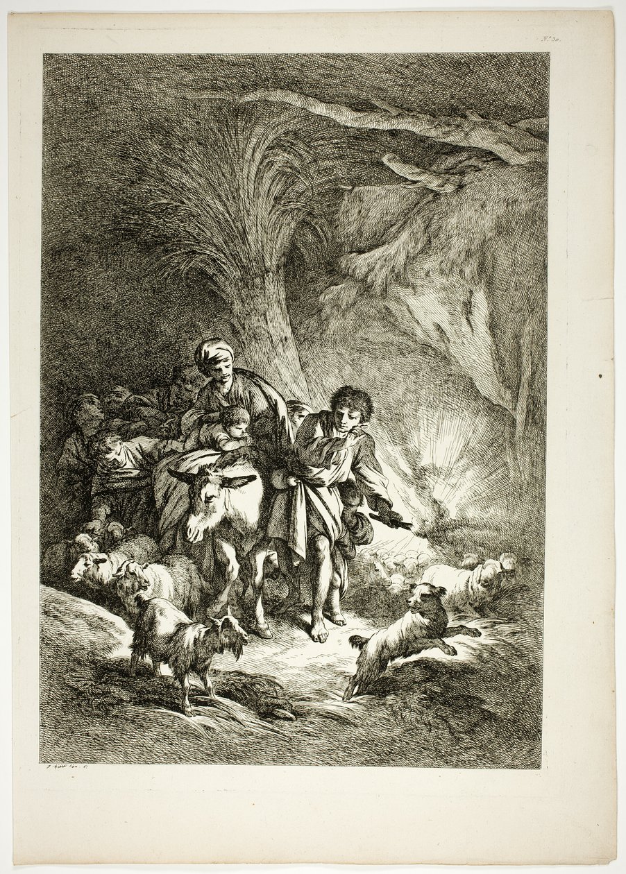 Planche 30 de 38 de Oeuvres de J. B. Huet - Jean Baptiste Huet