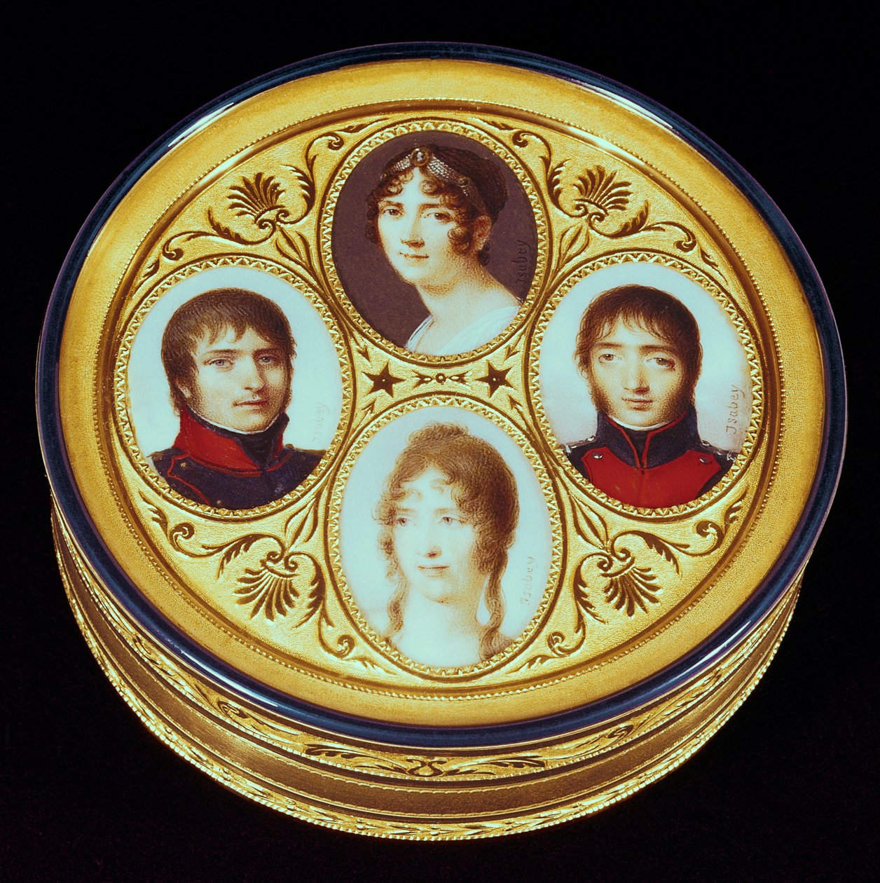 Bonbonnière avec portraits d