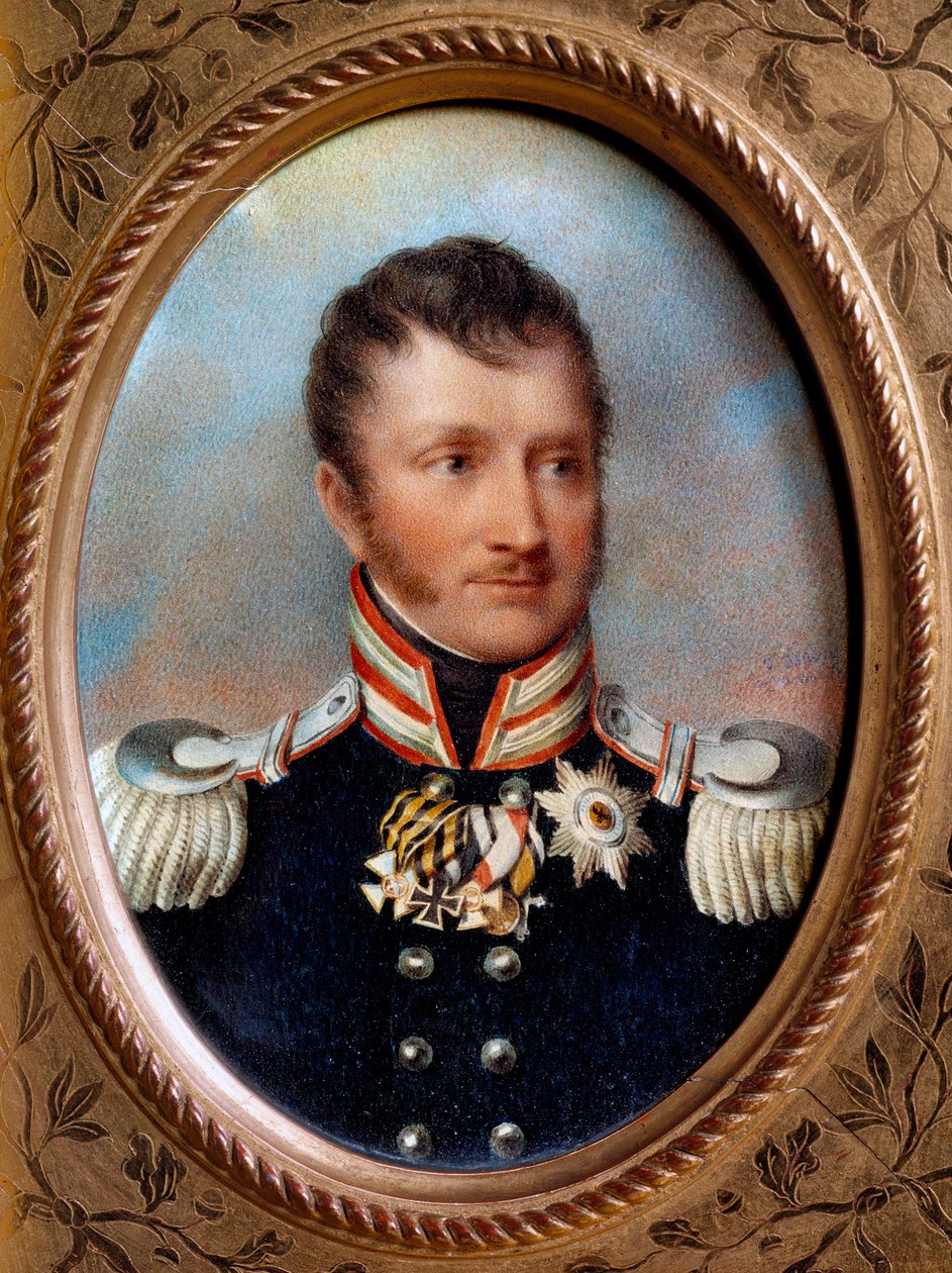 Portrait de Frédéric-Guillaume III de Prusse (1770-1840) roi de Prusse - Jean Baptiste Isabey