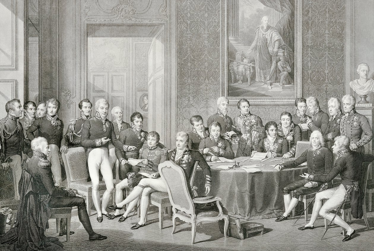Participants au Congrès de Vienne en 1814-1815 - Jean Baptiste Isabey