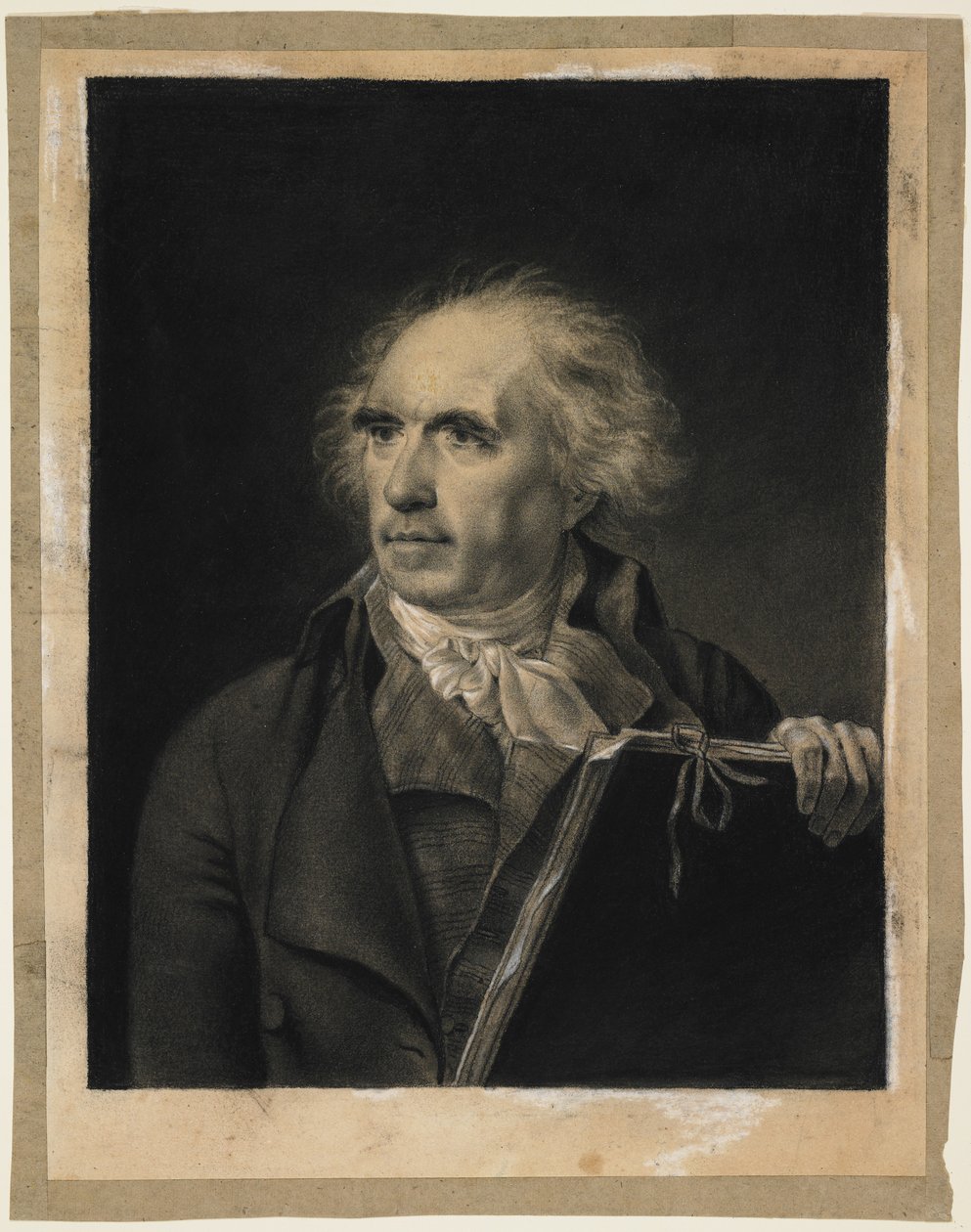 Portrait de Hubert Robert, vers 1798-99 - Jean Baptiste Isabey