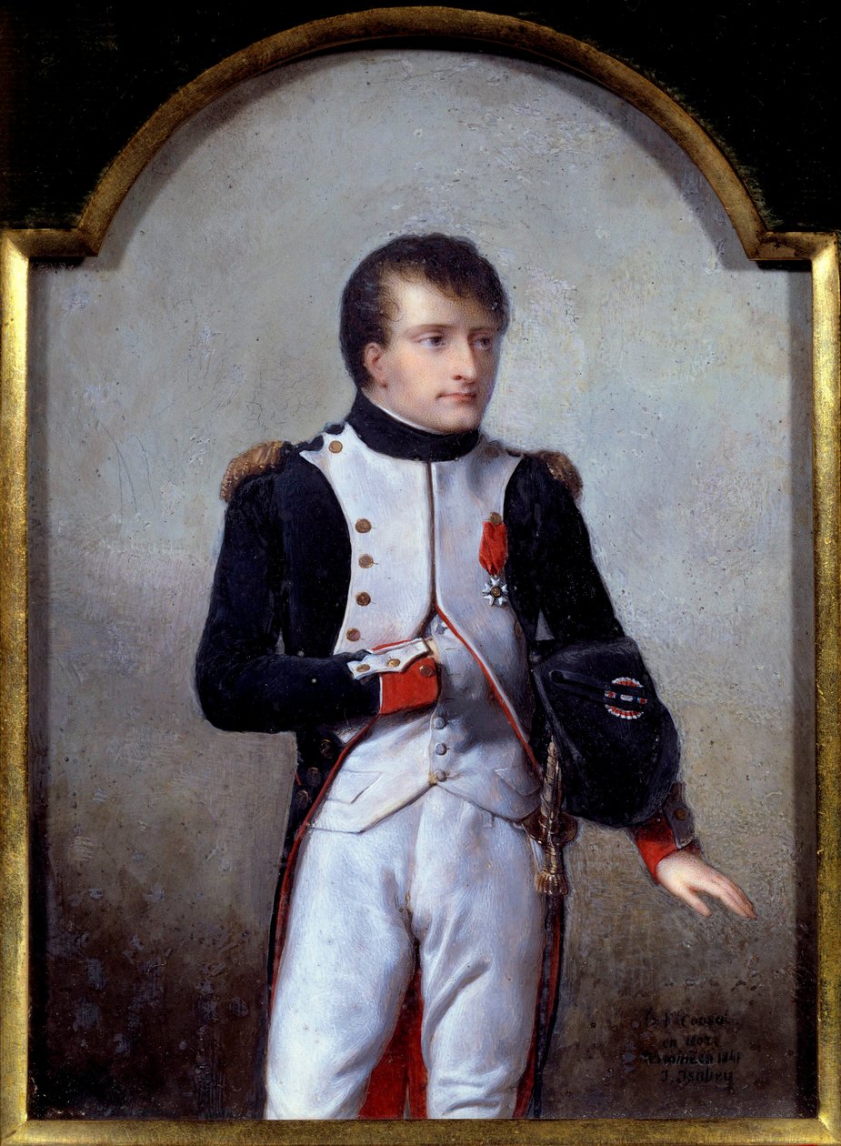Portrait de Napoléon Bonaparte (1769-1821) premier consul en 1802 - Jean Baptiste Isabey