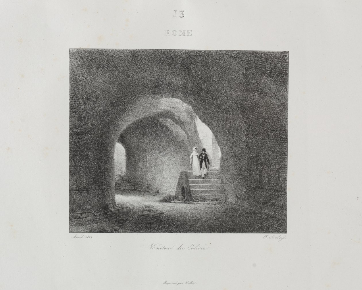 Voyage en Italie en 1822 - Jean Baptiste Isabey