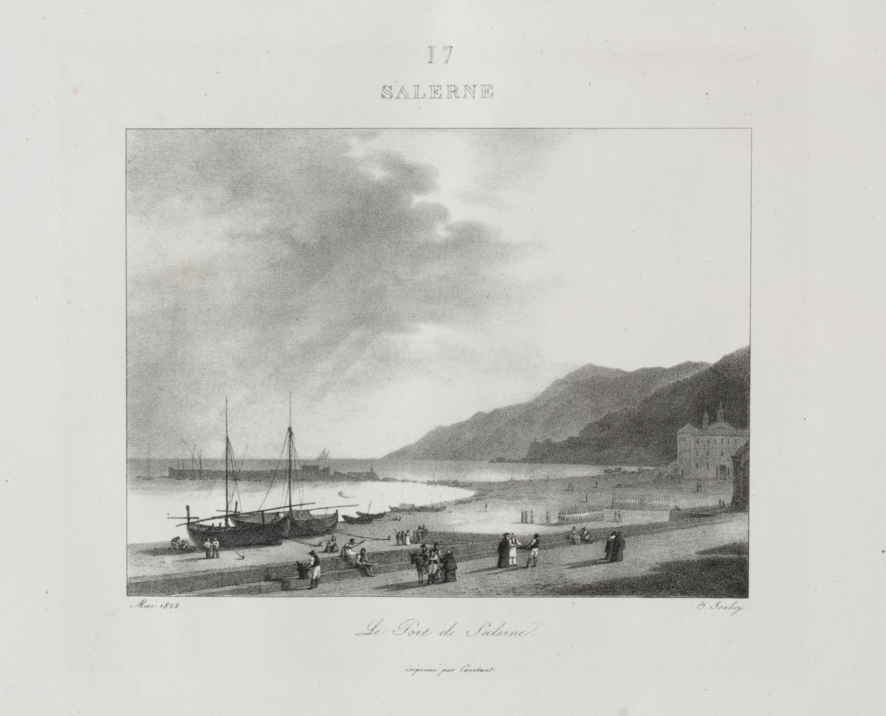 Voyage en Italie en 1822 - Jean Baptiste Isabey