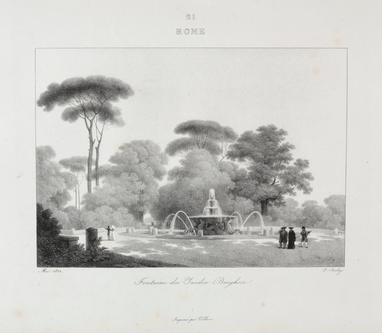 Voyage en Italie en 1822 - Jean Baptiste Isabey