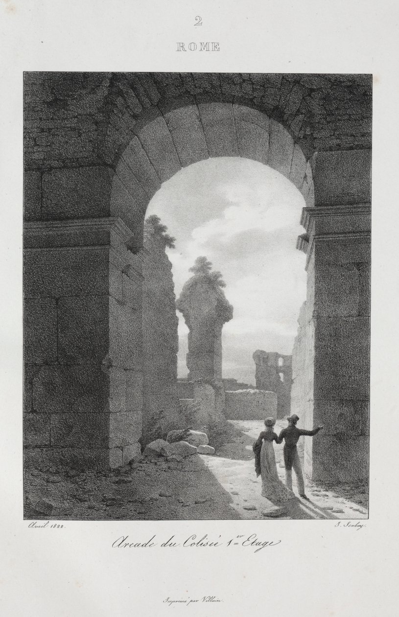 Voyage en Italie en 1822, 1833 - Jean Baptiste Isabey