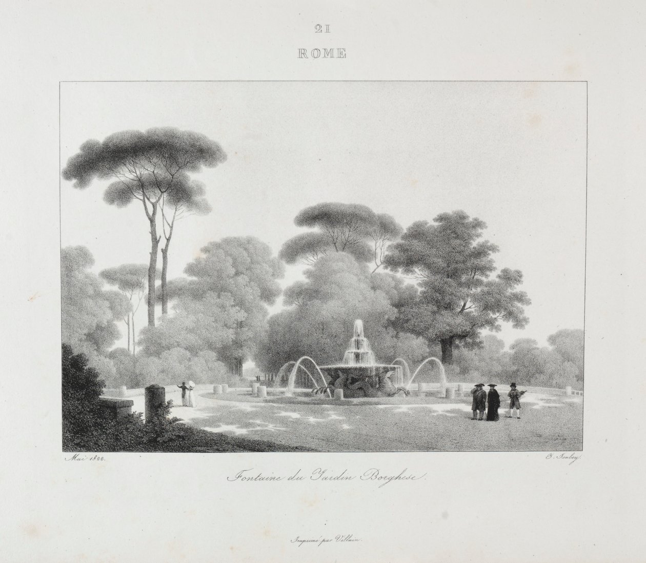 Voyage en Italie en 1822, 1833 - Jean Baptiste Isabey
