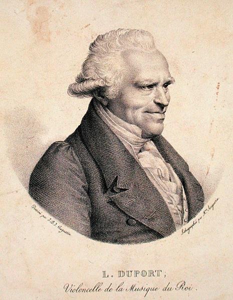 Jean-Louis Duport (1749-1819) gravé par Madame Augustin - Jean Baptiste Jacques (after) Augustin