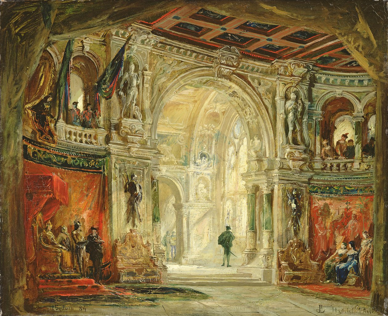 Hamlet, Acte I, 1884 - Jean Baptiste Lavastre