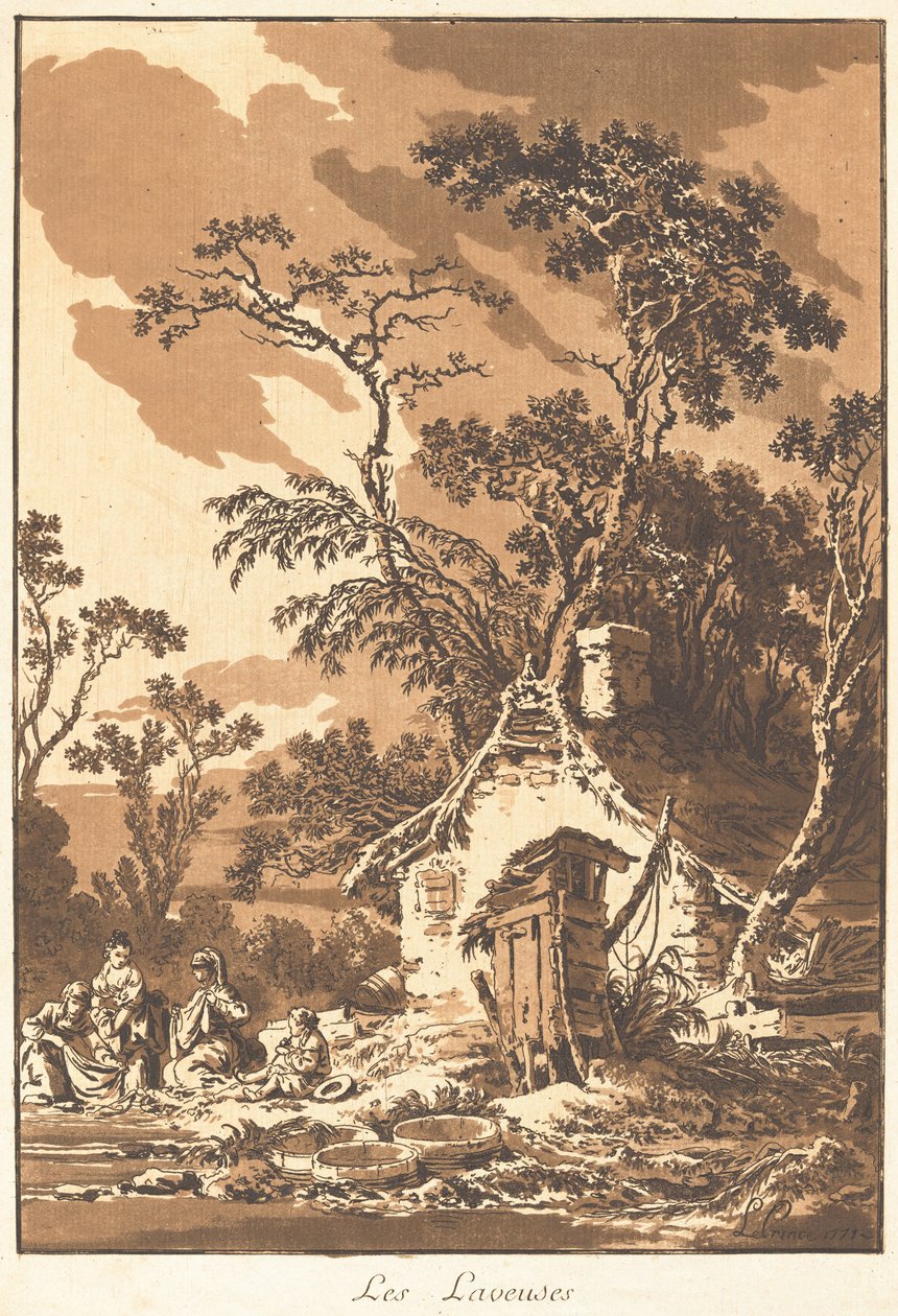 Les Laveuses - Jean Baptiste Le Prince