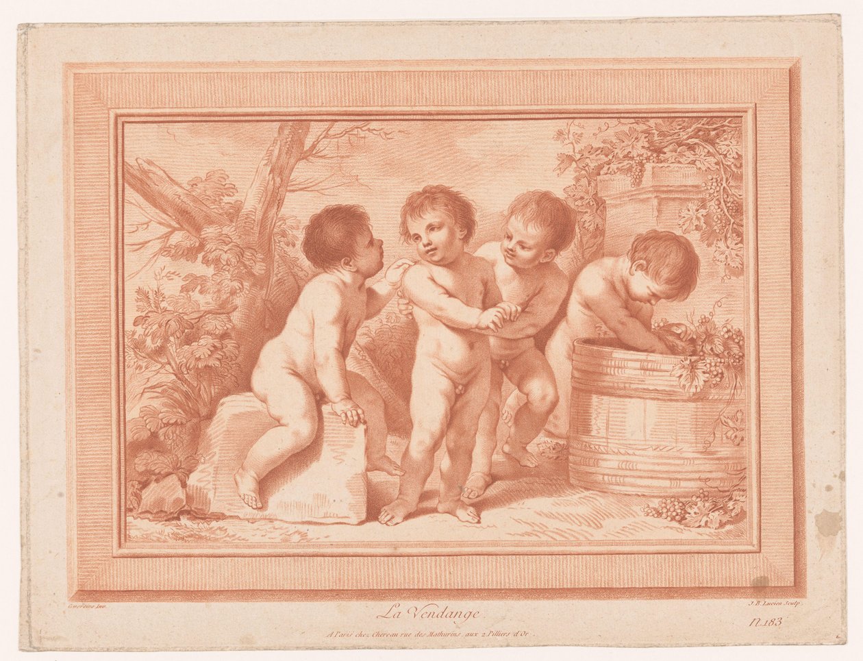 Quatre putti près d