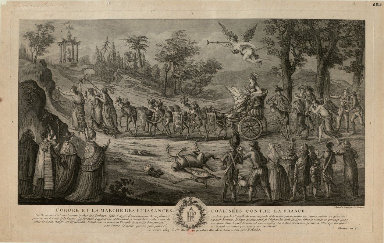 Marche des puissances alliées contre la France - Jean Baptiste Marie Louvion