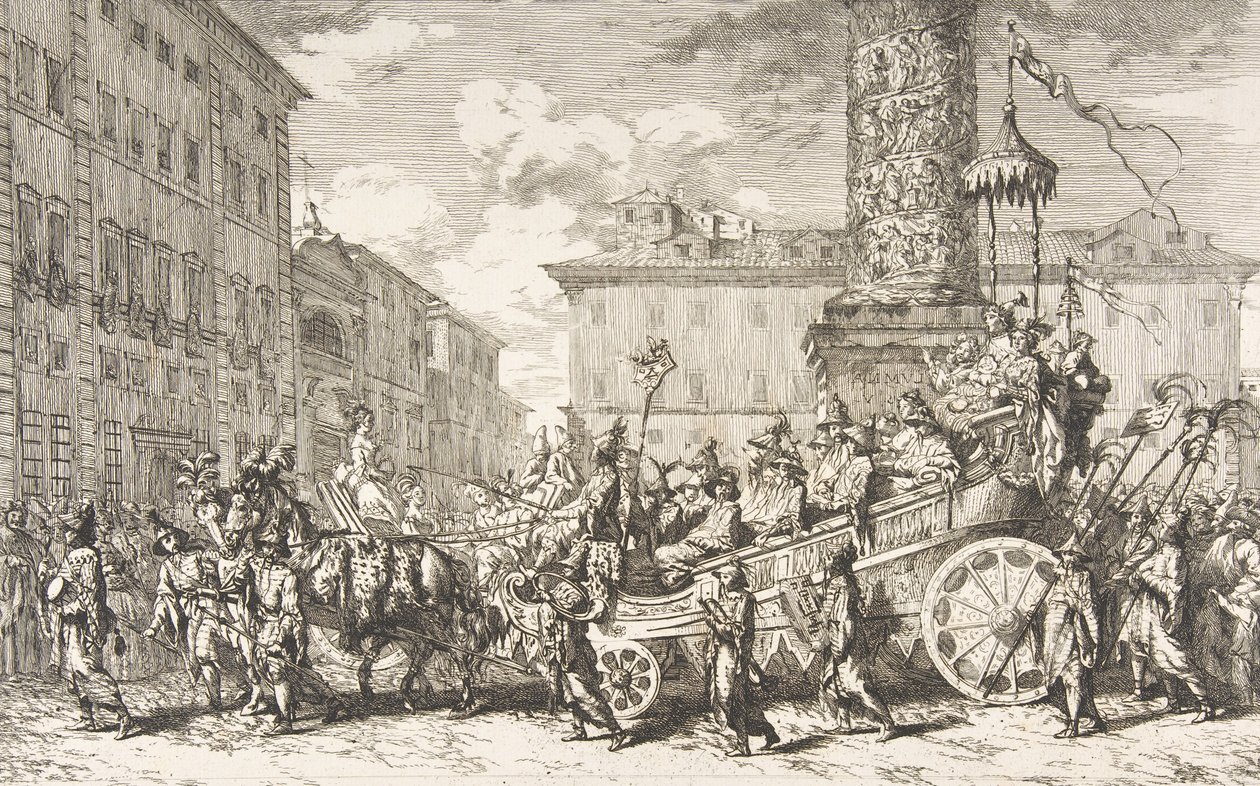 La Mascarade chinoise, 1735 - Jean Baptiste Marie Pierre