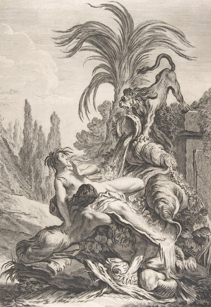 La Naïade effrayée, vers 1740 - Jean Baptiste Marie Pierre