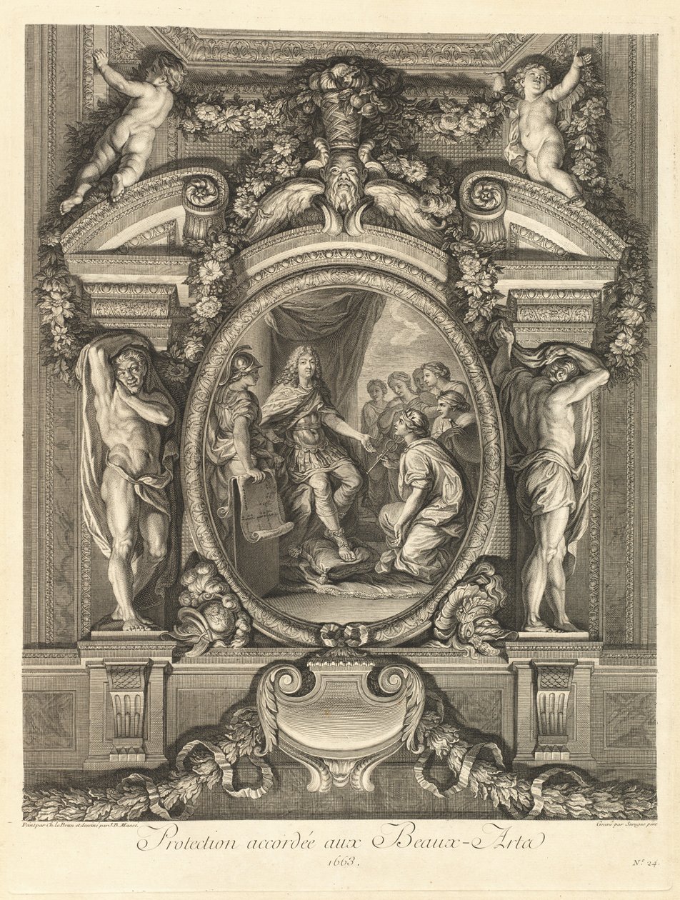 Protection accordée aux beaux-arts 1663 [pl. 24] - Jean Baptiste Masse