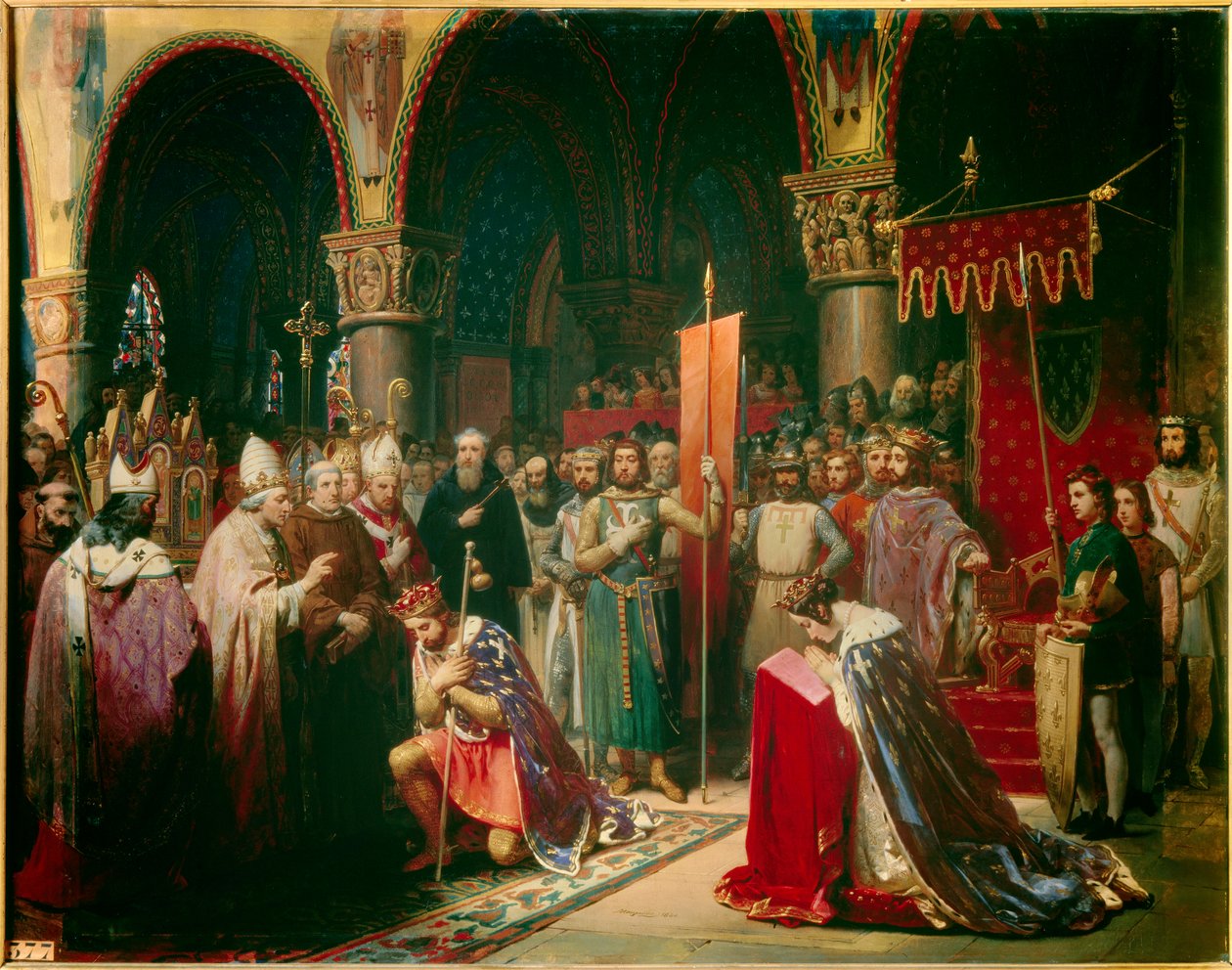 Le roi Louis VII (1120-1180) prend l