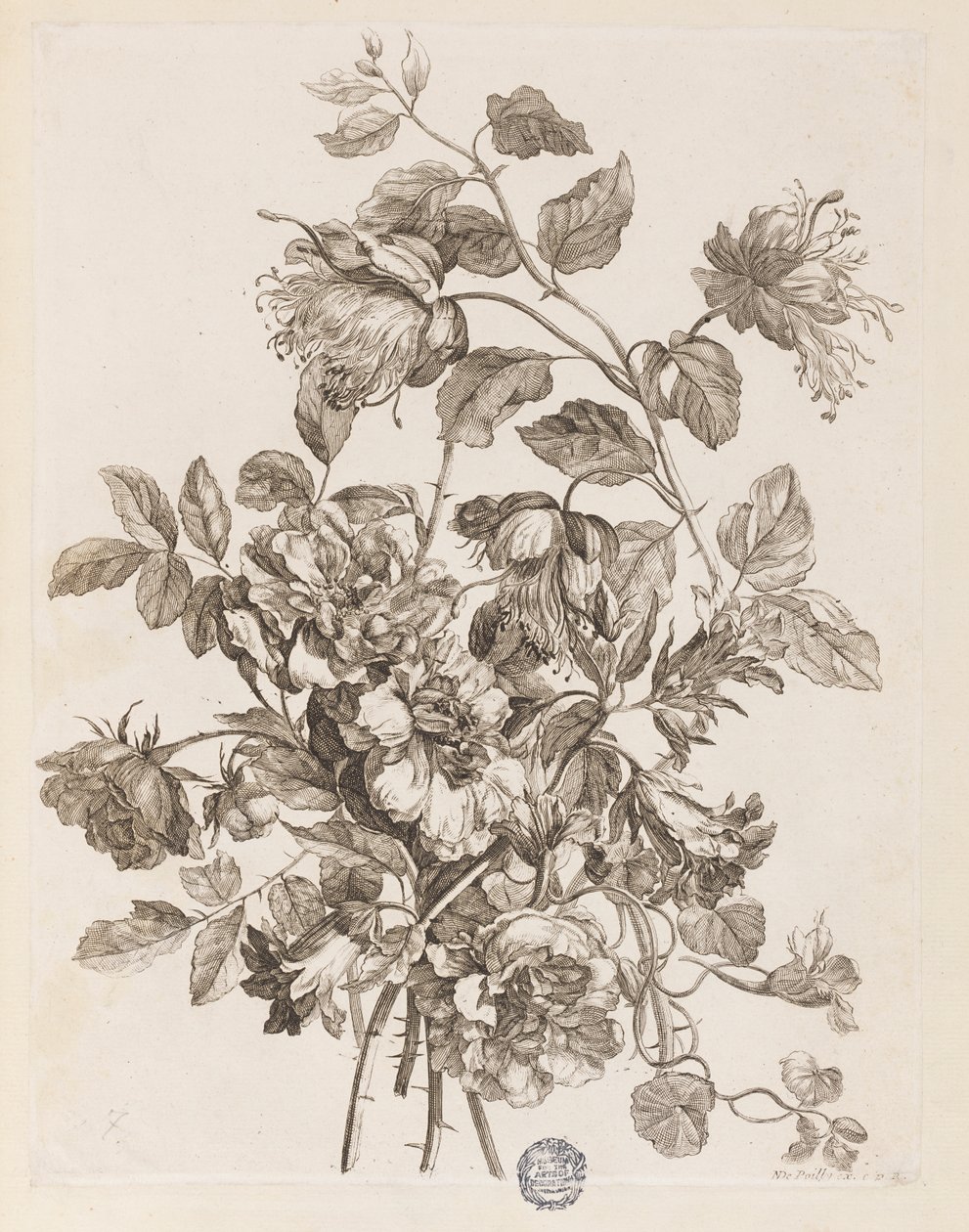 Planche de "Le Livre de toutes sortes de fleurs d