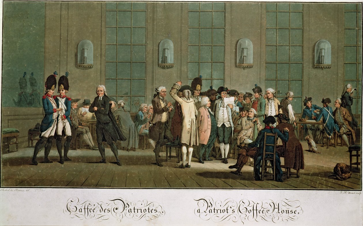 Un café patriotique (1ère édition) (19e siècle) - Jean Baptiste Morret