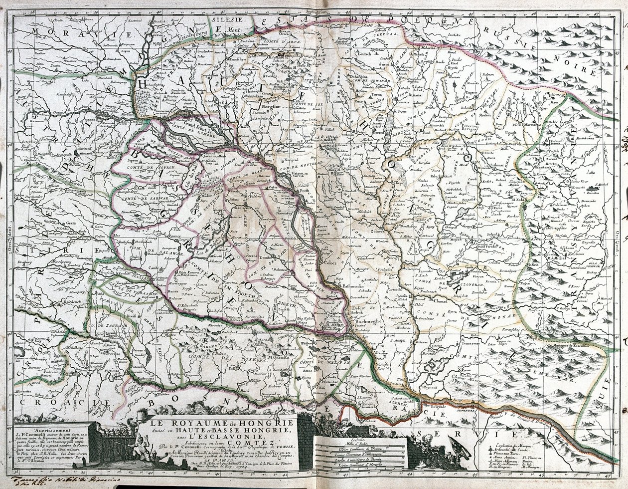 Carte du Royaume de Hongrie (Gravure) - Jean Baptiste Nolin